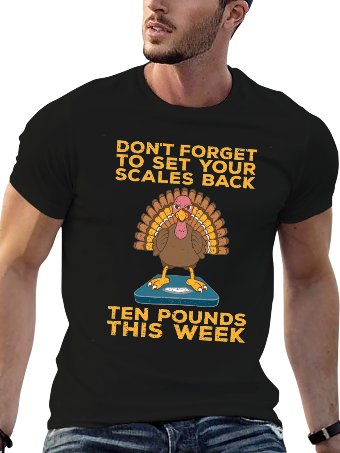 Funny Thanksgiving Turkey Diet T-Shirt