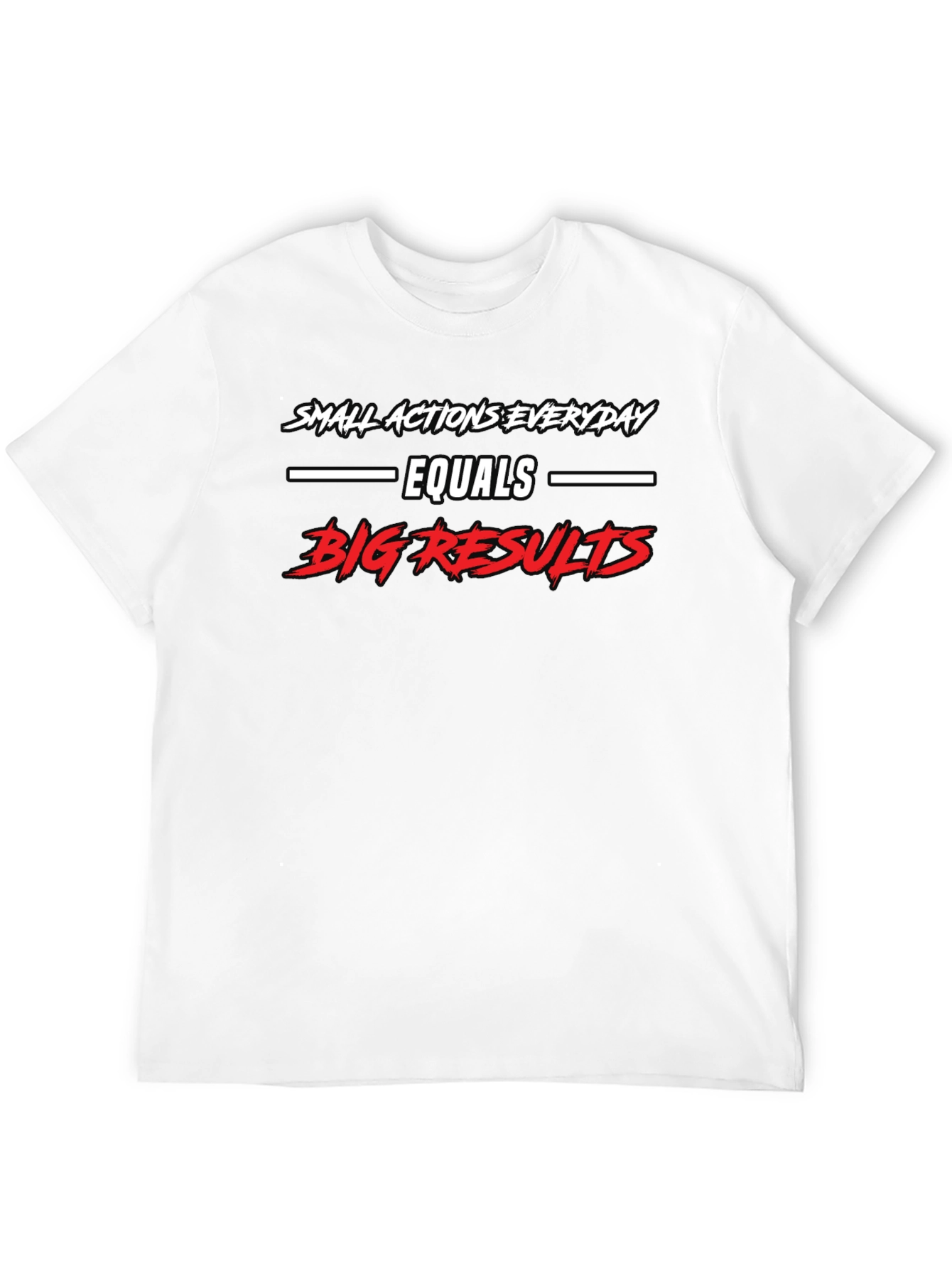 Small Actions Big Results Graphic Tee - Motivational T-Shirt