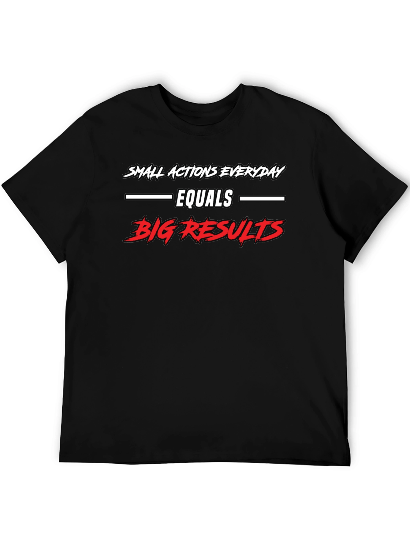 Small Actions Big Results Graphic Tee - Motivational T-Shirt