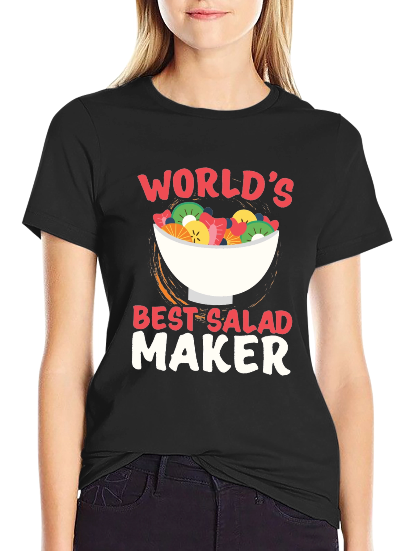 Worlds Best Salad Maker Graphic T-Shirt