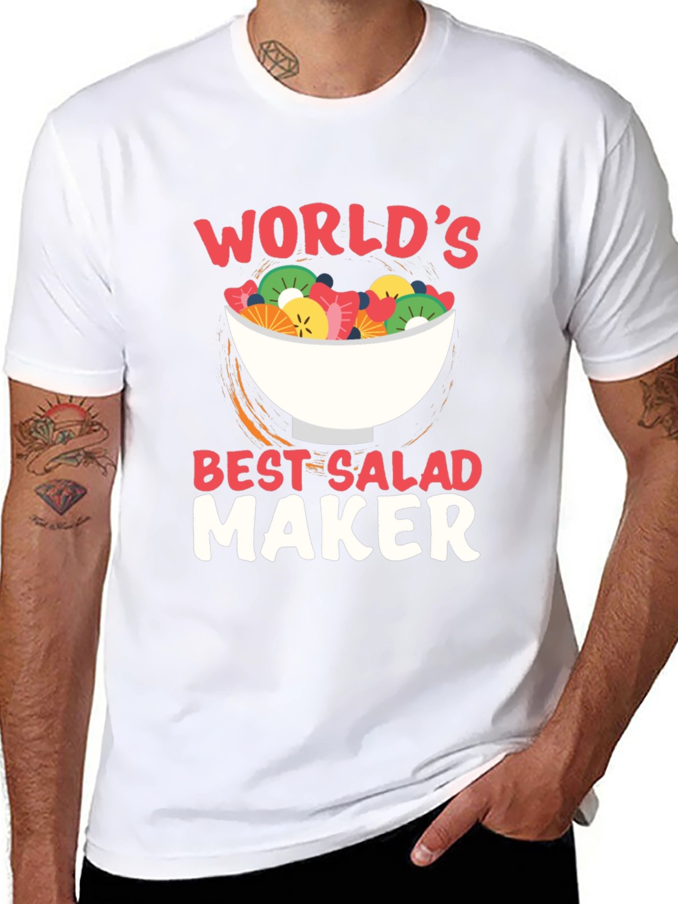 Worlds Best Salad Maker Graphic T-Shirt