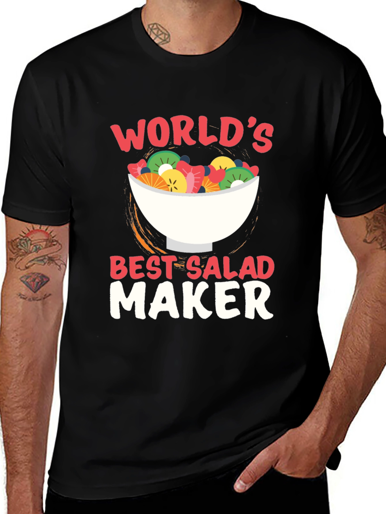 Worlds Best Salad Maker Graphic T-Shirt