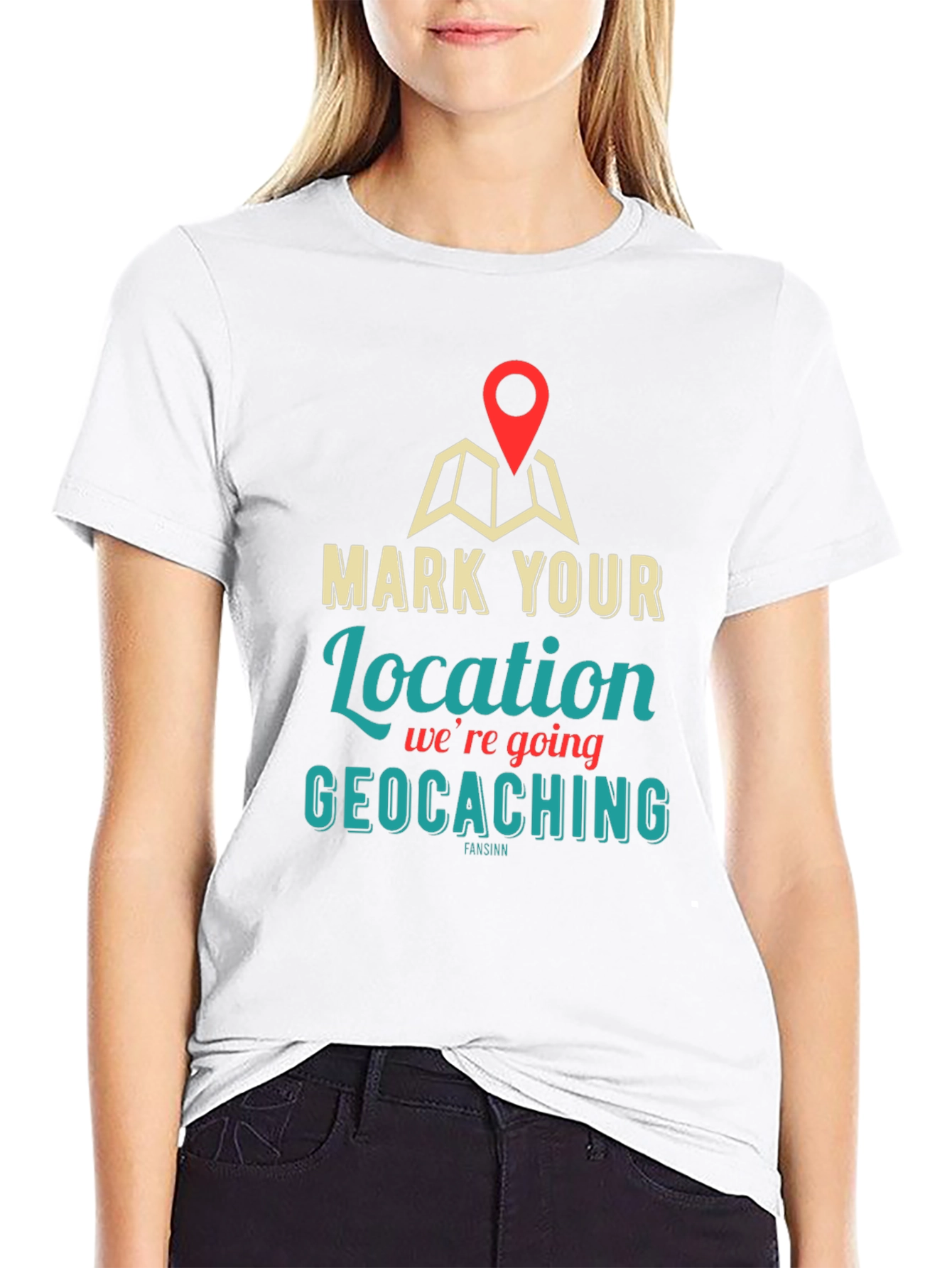 Geocaching T-Shirt - Mark Your Location