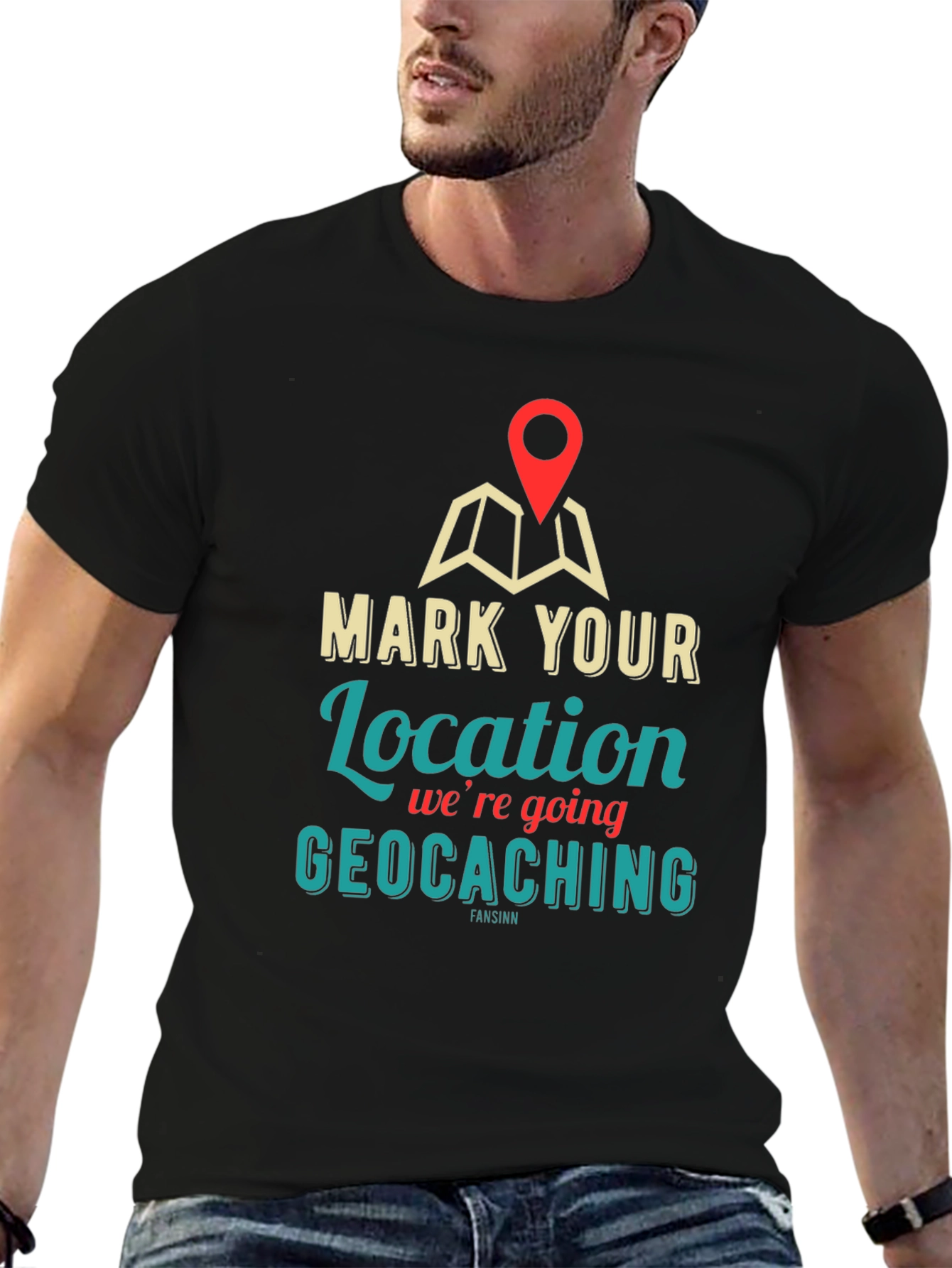 Geocaching T-Shirt - Mark Your Location