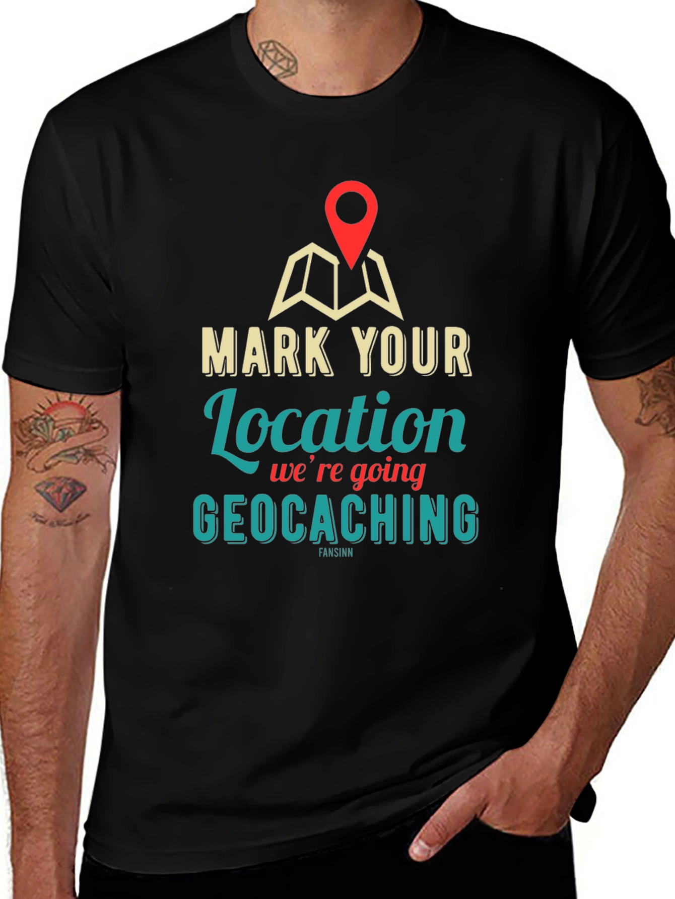 Geocaching T-Shirt - Mark Your Location