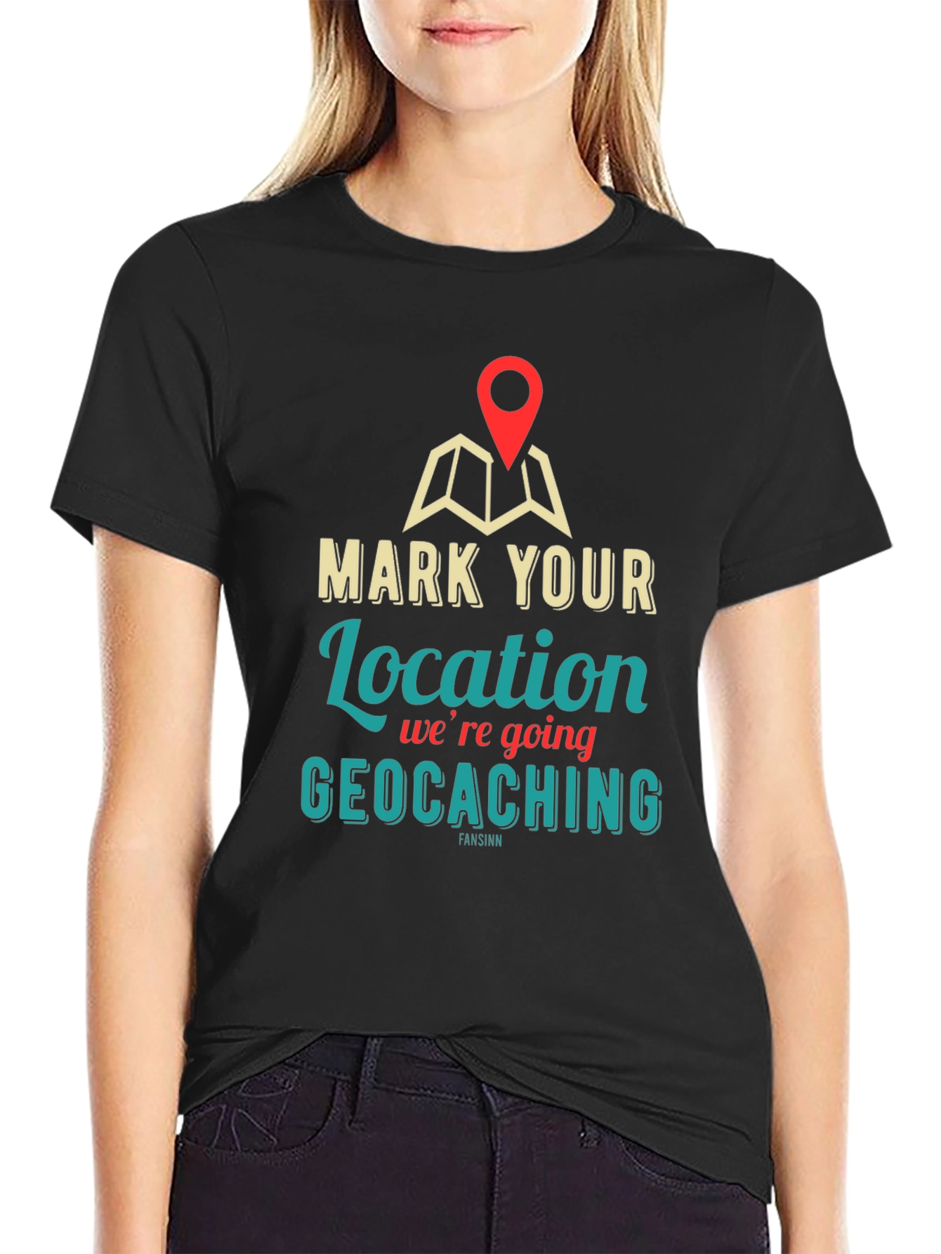 Geocaching T-Shirt - Mark Your Location