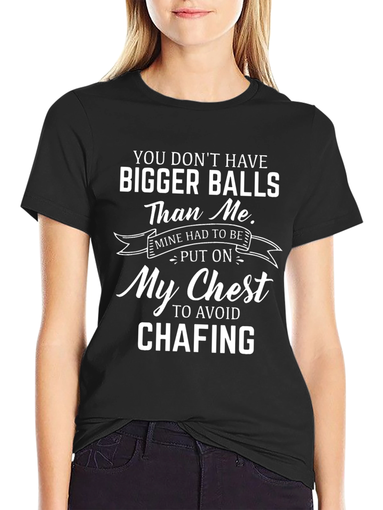 Funny Bigger Balls Graphic Tee - Novelty T-Shirt