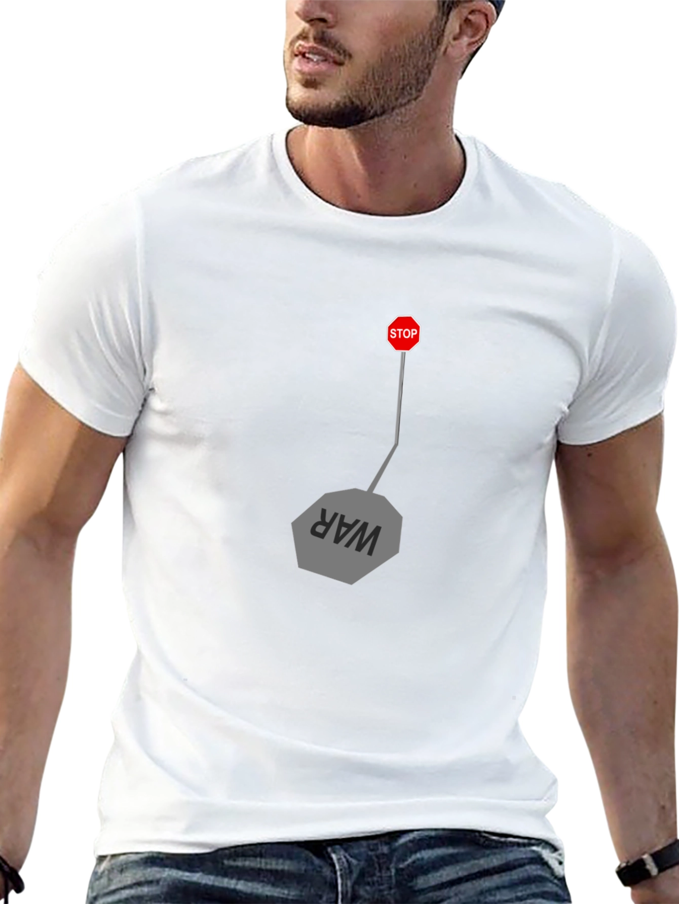 Stop War Graphic Tee - Activist Style