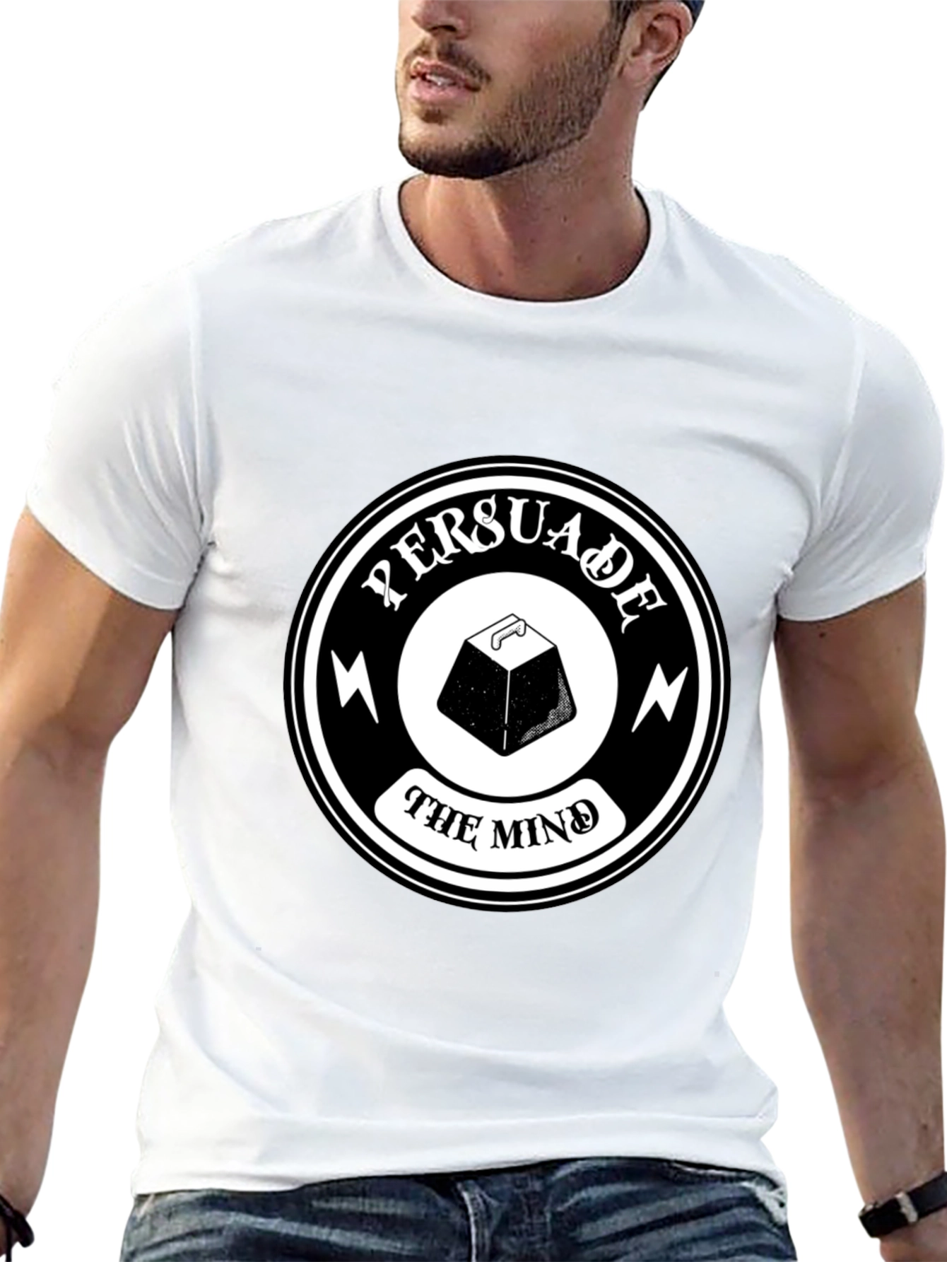 Persuade the Mind Graphic Tee - Black T-Shirt