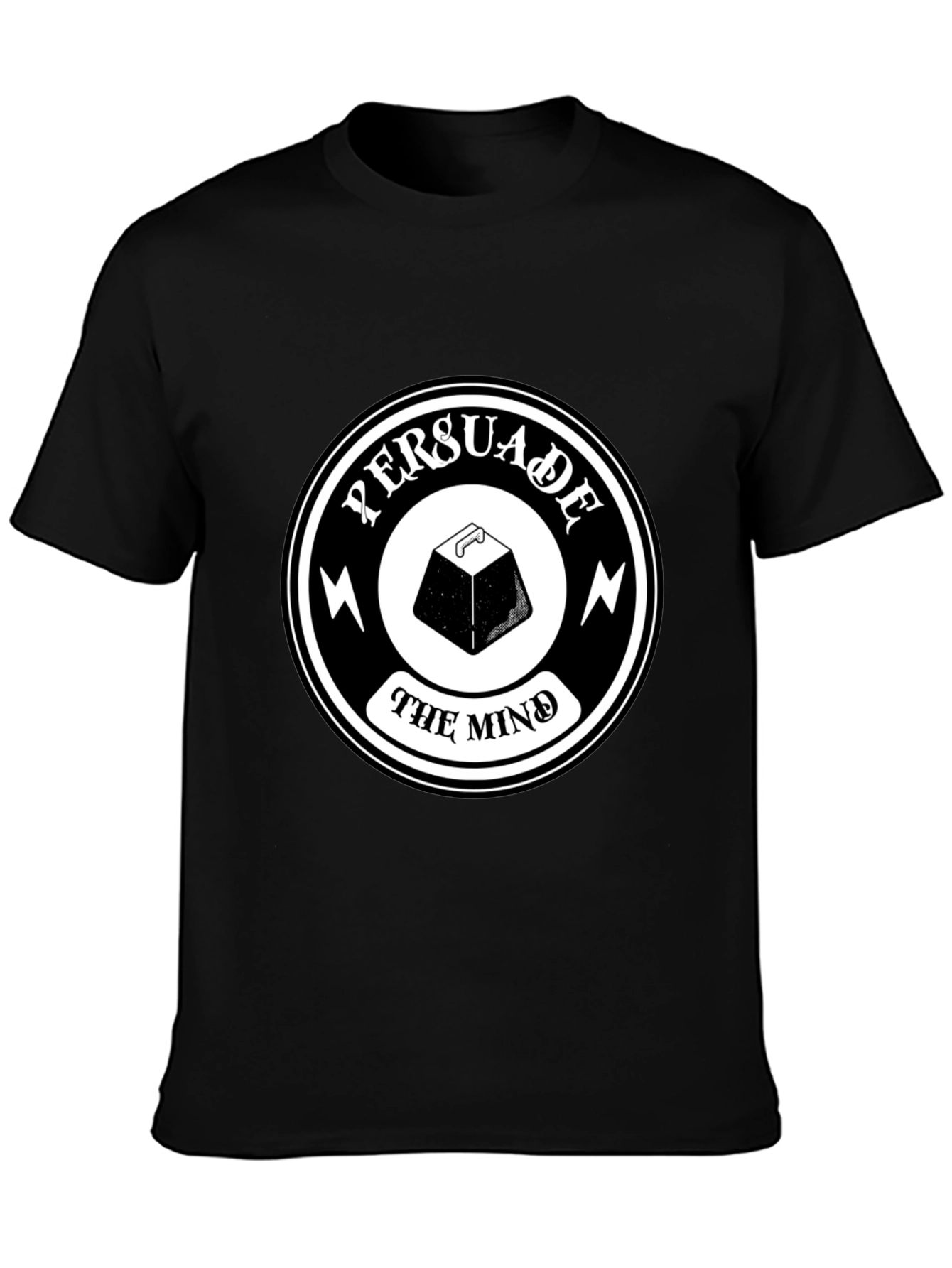 Persuade the Mind Graphic Tee - Black T-Shirt