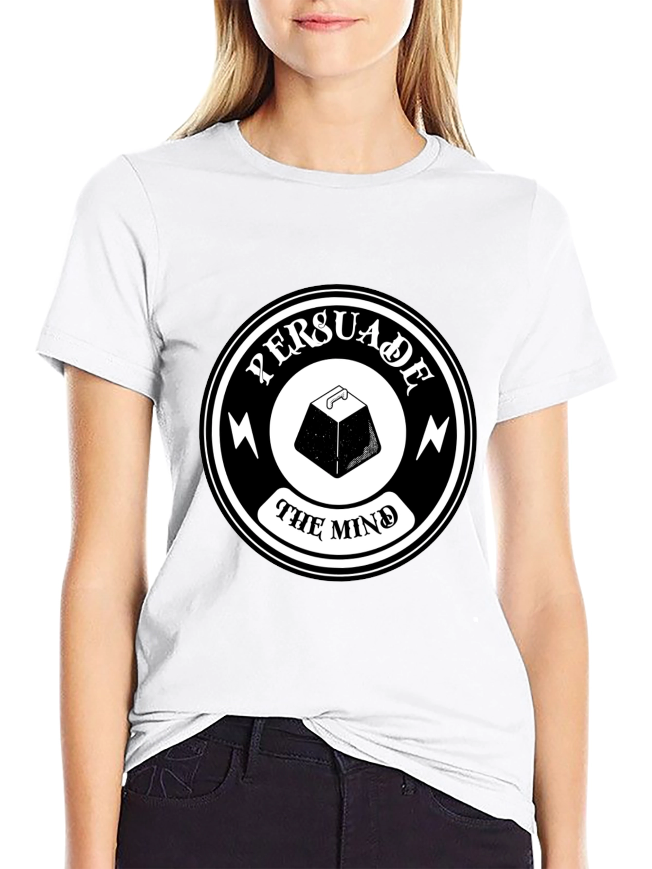 Persuade the Mind Graphic Tee - Black T-Shirt
