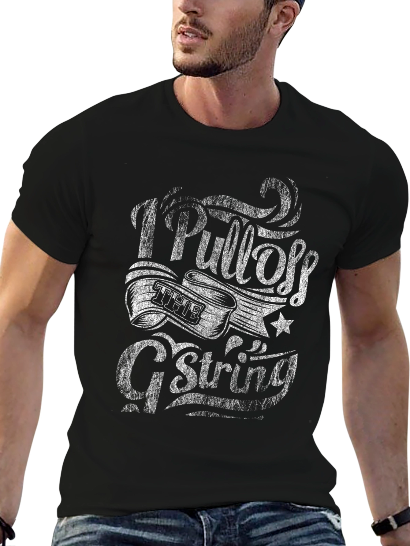 I Pull Off the G-String Funny Graphic Tee