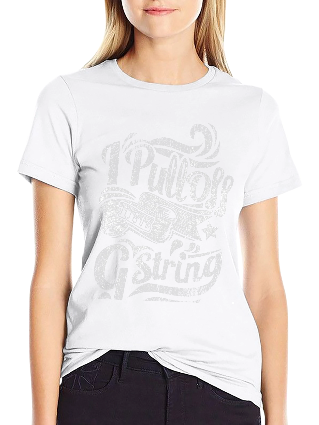 I Pull Off the G-String Funny Graphic Tee