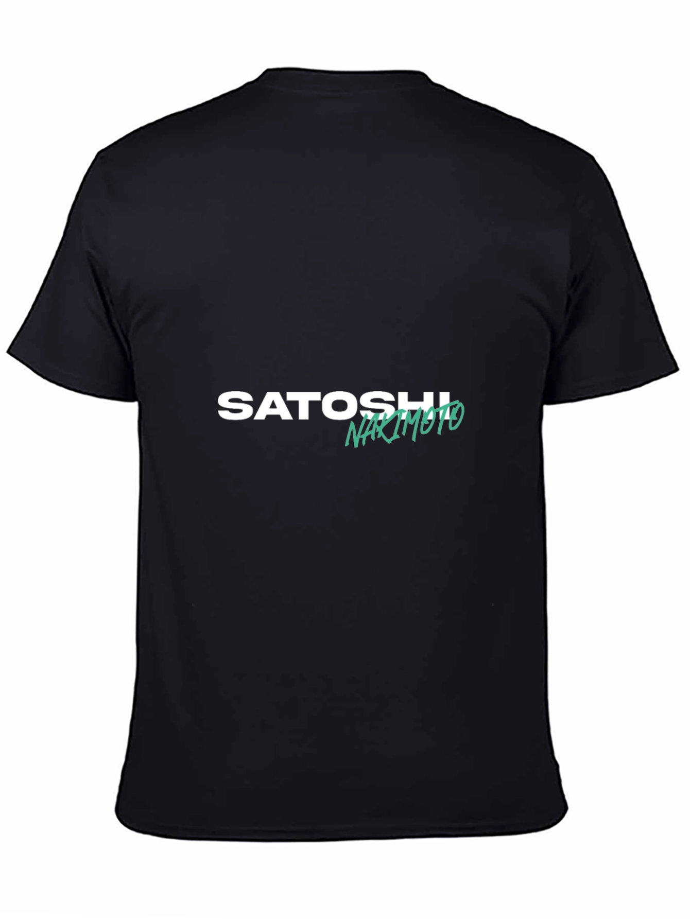 Satoshi Nakamoto Black T-Shirt - Crypto Enthusiast Tee