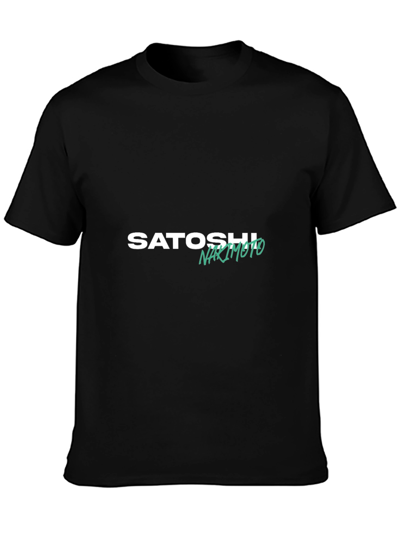 Satoshi Nakamoto Black T-Shirt - Crypto Enthusiast Tee