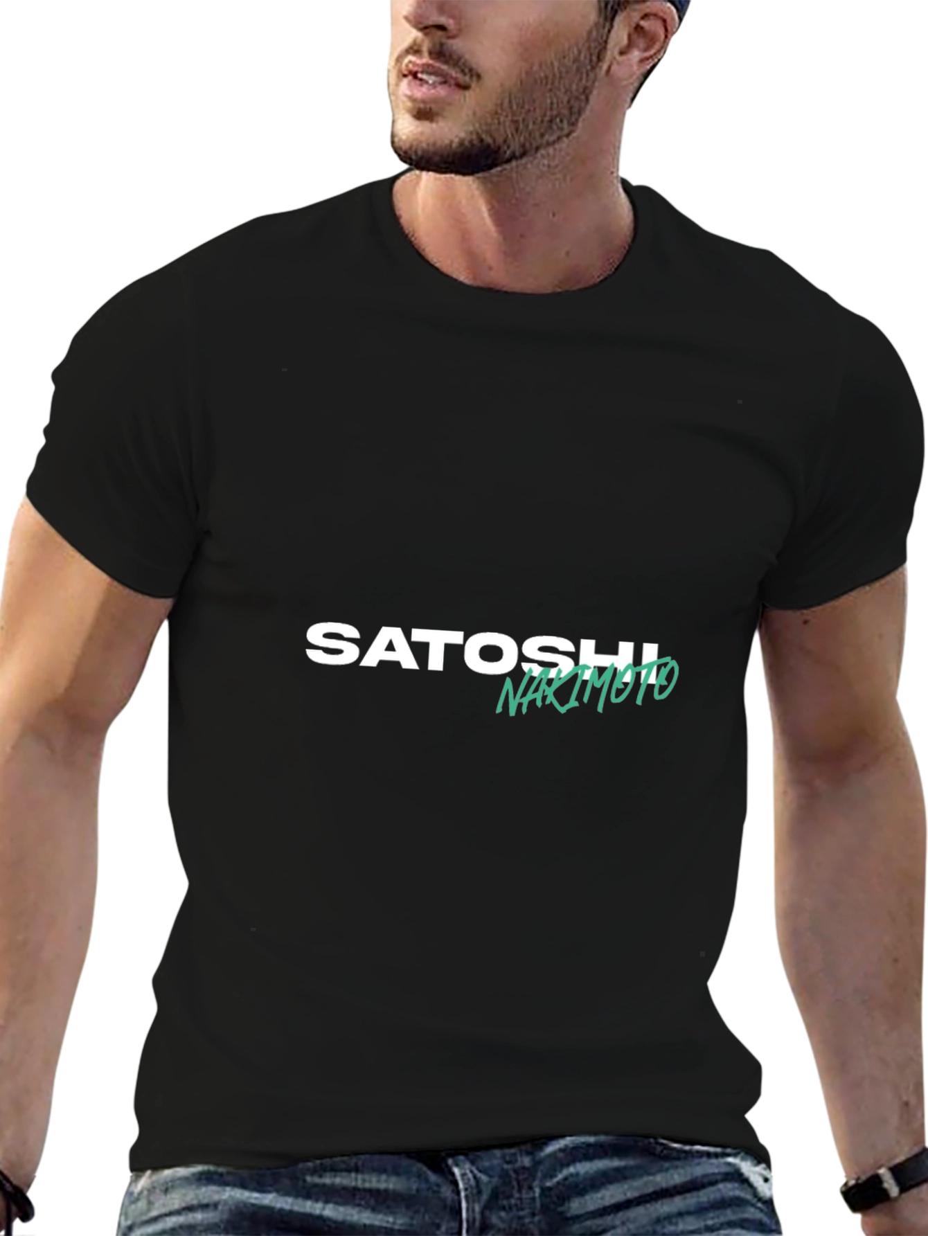 Satoshi Nakamoto Black T-Shirt - Crypto Enthusiast Tee