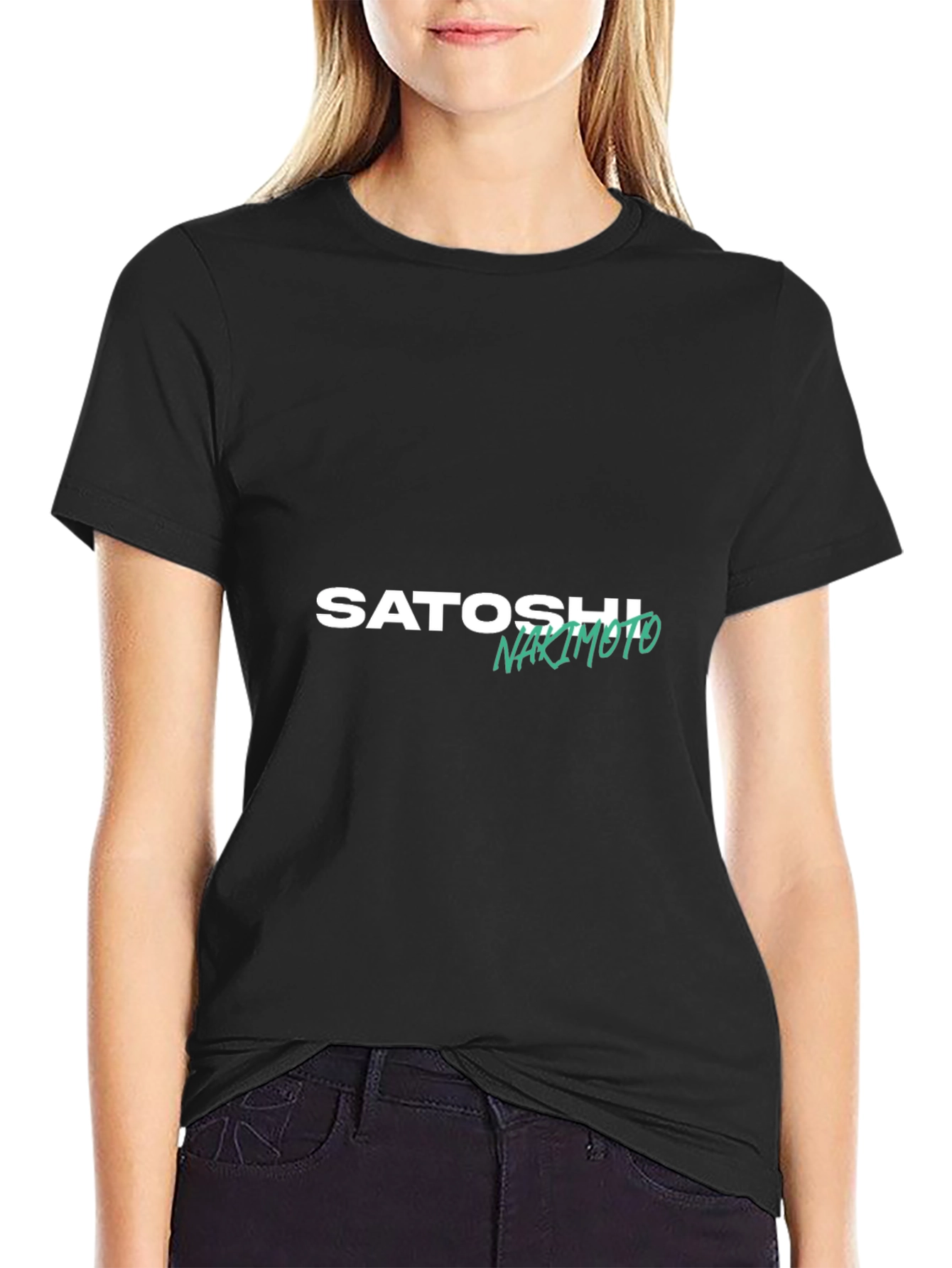 Satoshi Nakamoto Black T-Shirt - Crypto Enthusiast Tee
