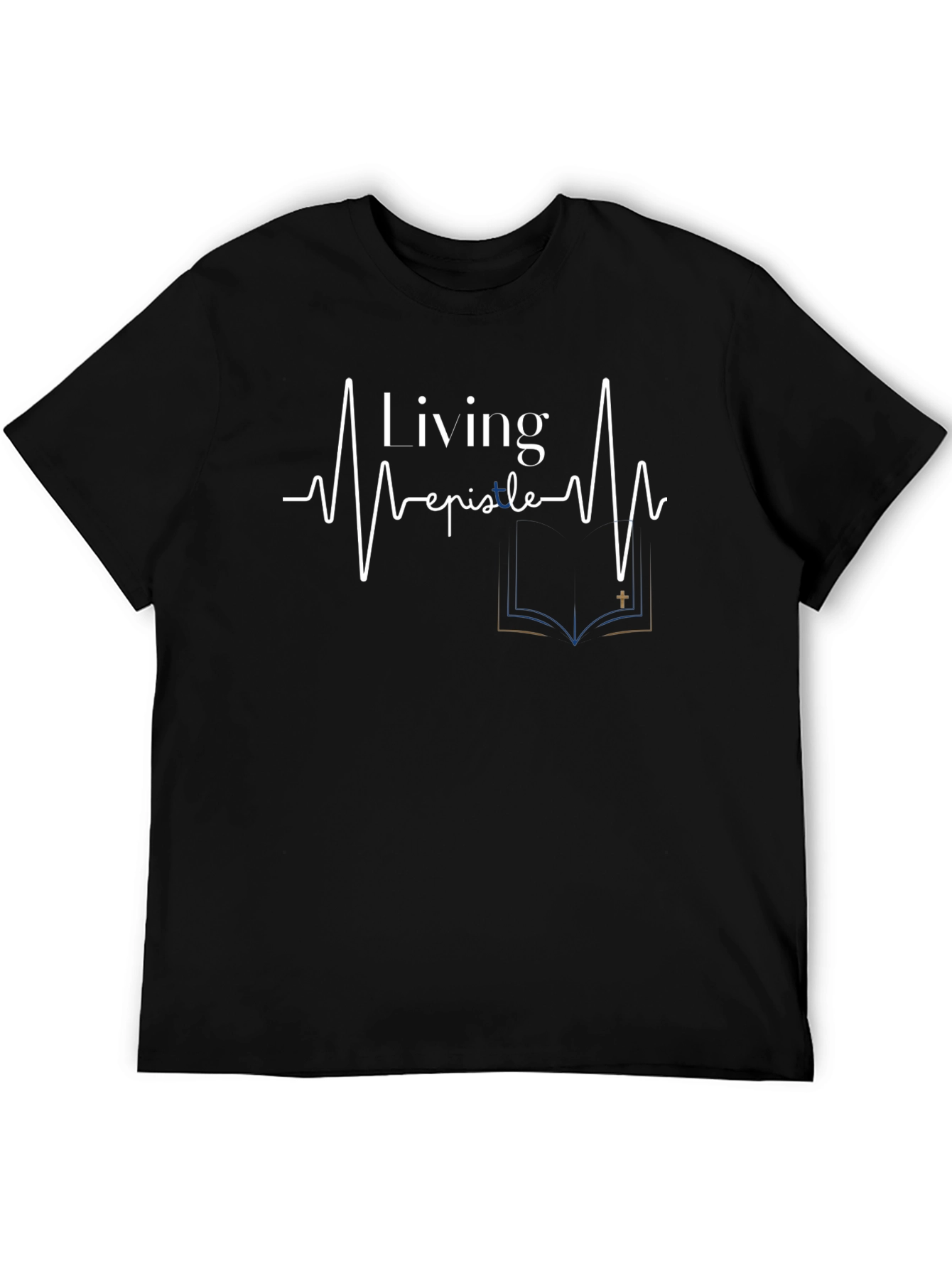 Living Epistle T-Shirt - Christian Heartbeat Design