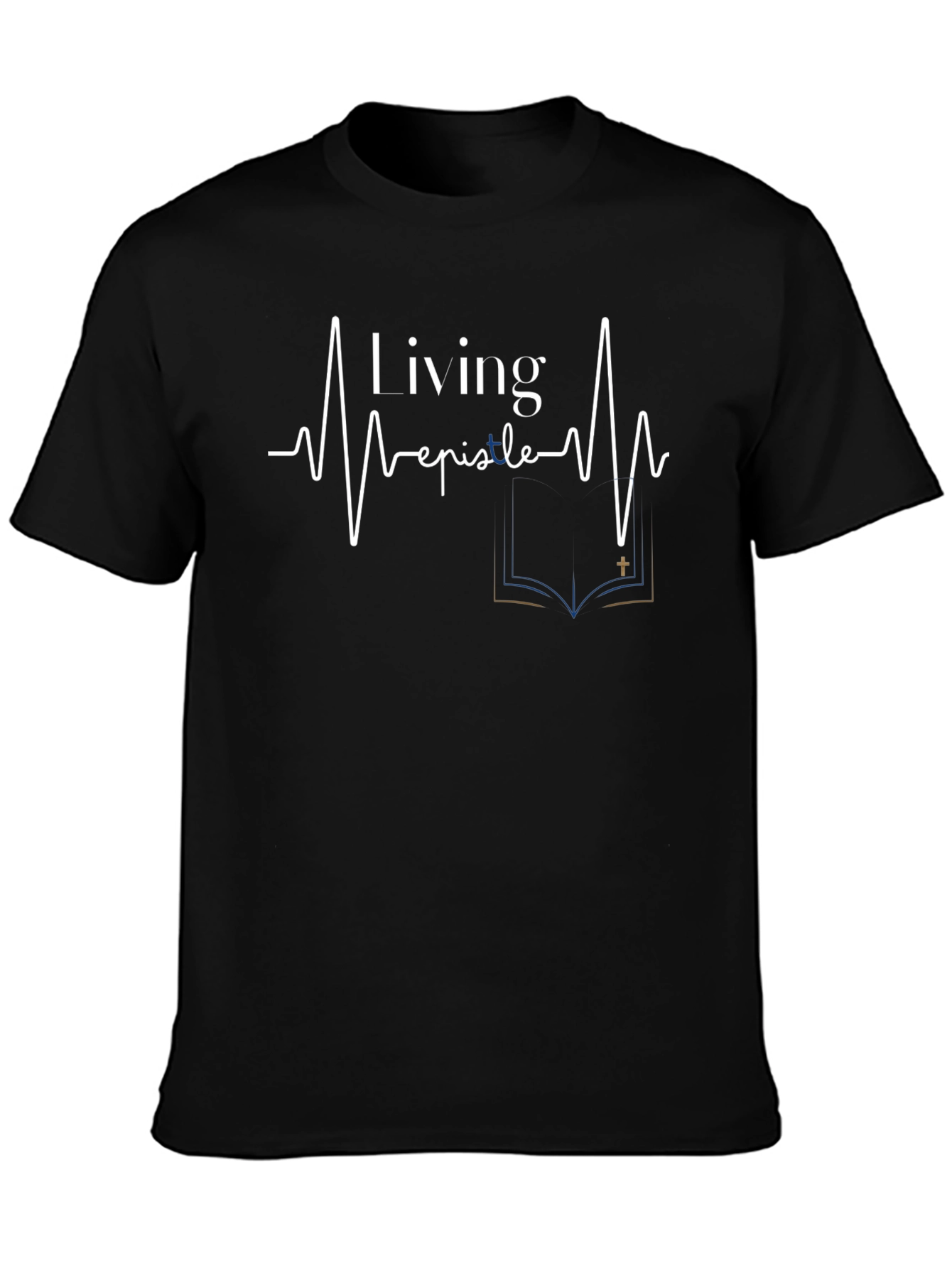 Living Epistle T-Shirt - Christian Heartbeat Design