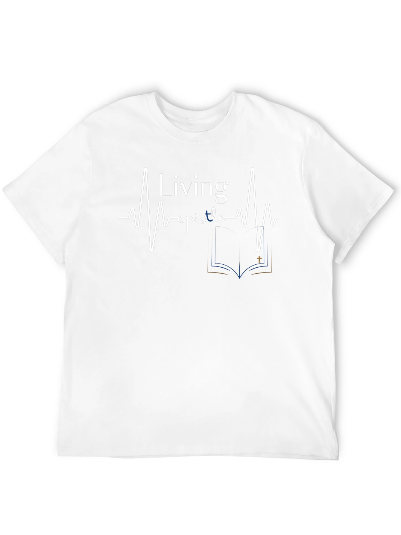 Living Epistle T-Shirt - Christian Heartbeat Design