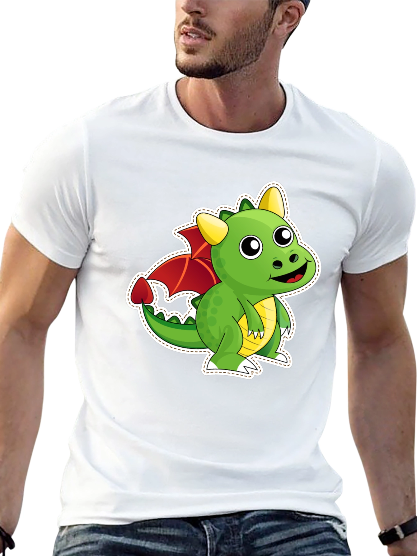 Cute Dragon Graphic T-Shirt