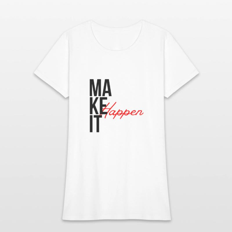 "Make It Happen – Bold Motivational Typography"
