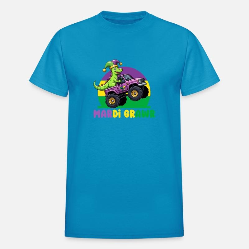 Mardi Grawr Monster Truck Dinosaur Mardi Gras