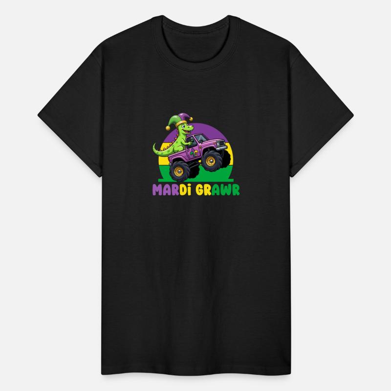 Mardi Grawr Monster Truck Dinosaur Mardi Gras