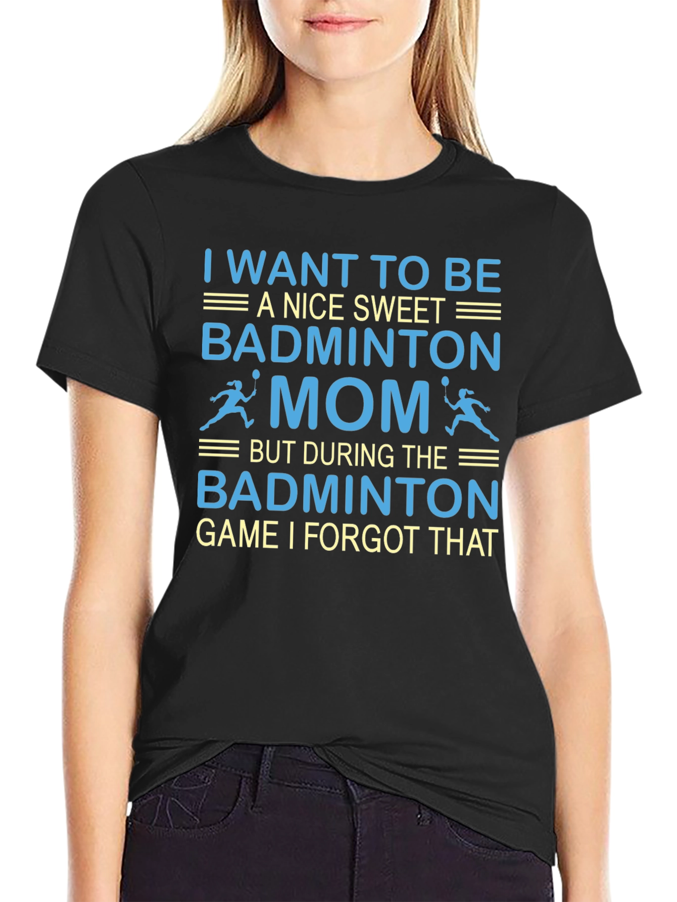 Badminton Mom T-Shirt - Funny Game Day Tee