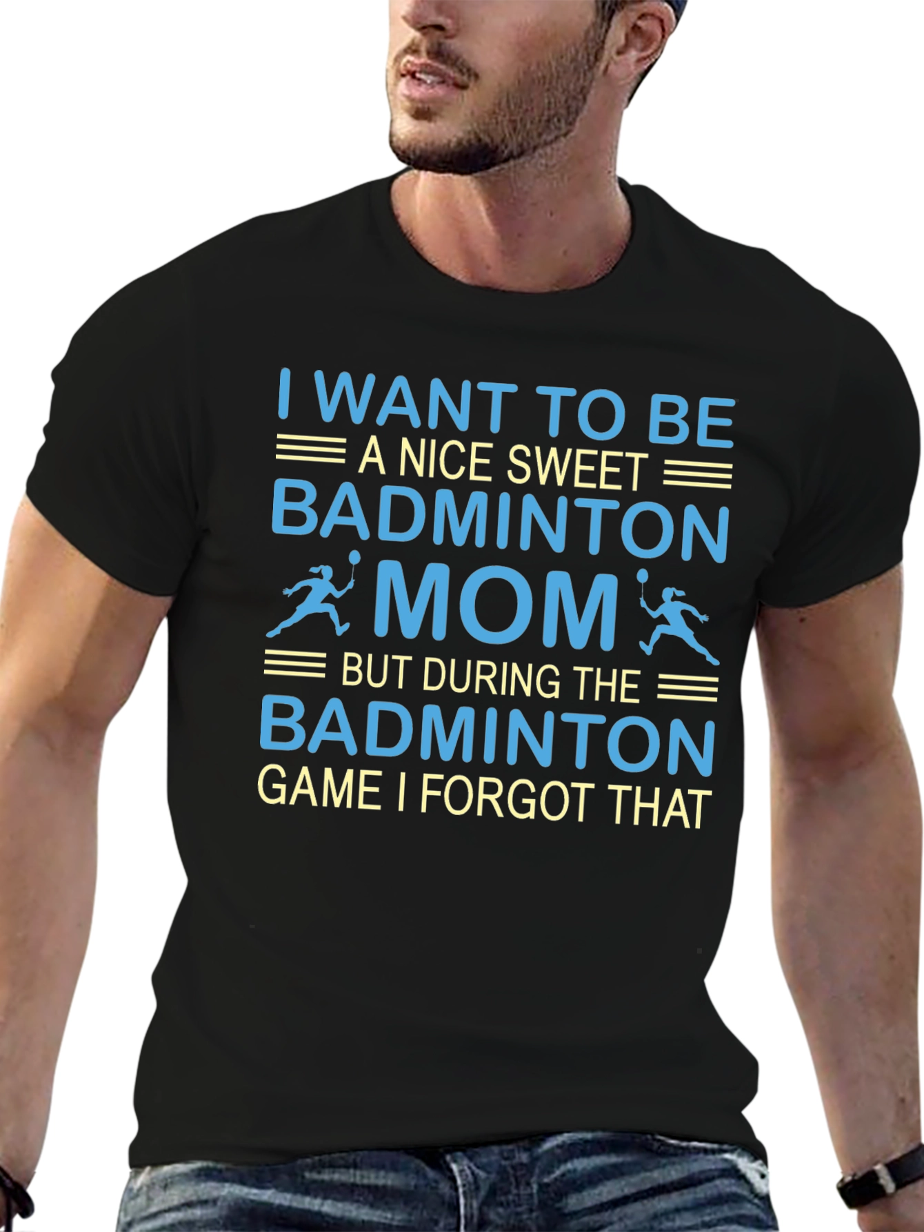 Badminton Mom T-Shirt - Funny Game Day Tee