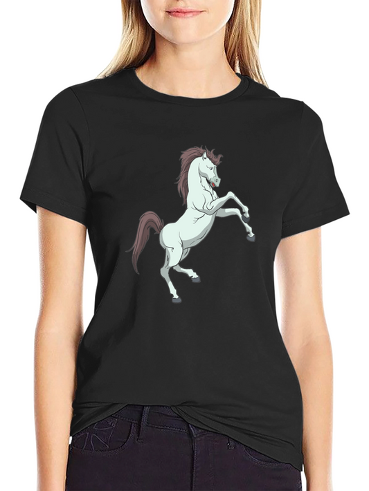 Horse Graphic Black T-Shirt - Stylish & Unique