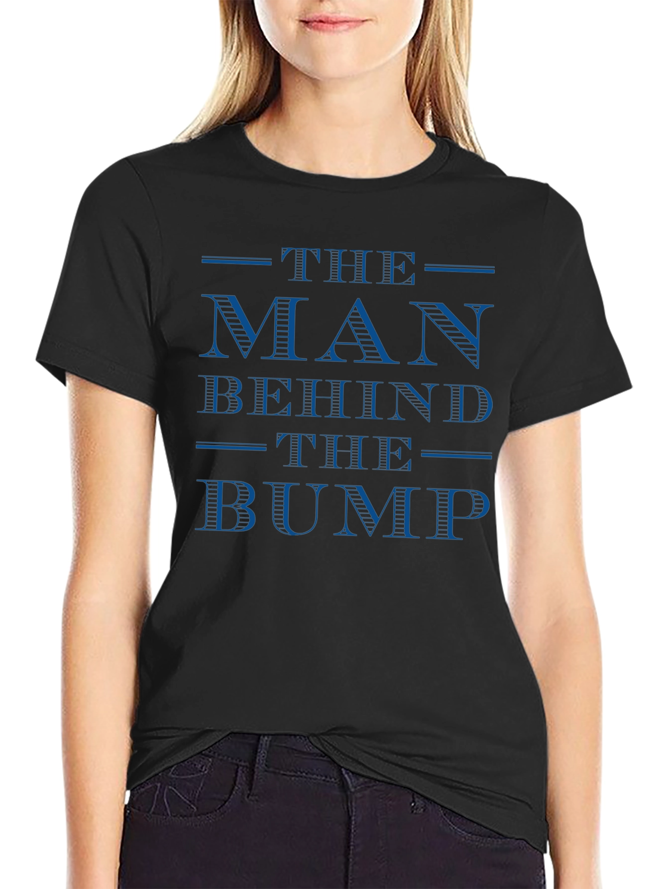 The Man Behind The Bump Graphic Tee