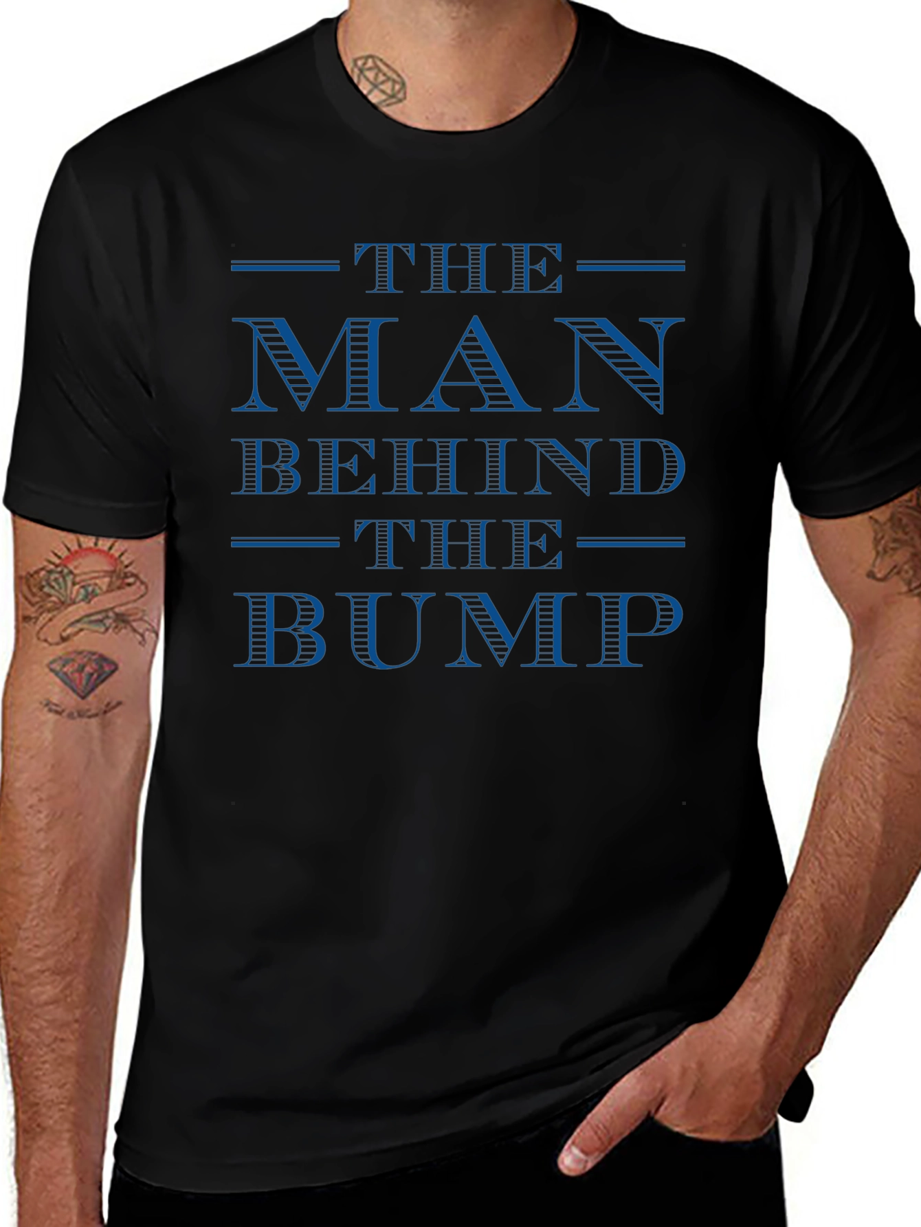The Man Behind The Bump Graphic Tee