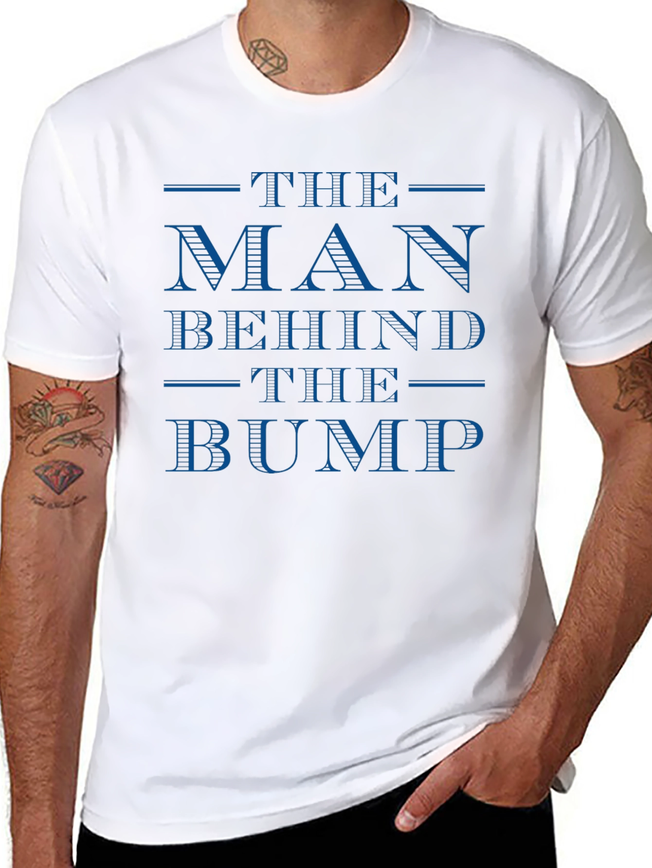 The Man Behind The Bump Graphic Tee