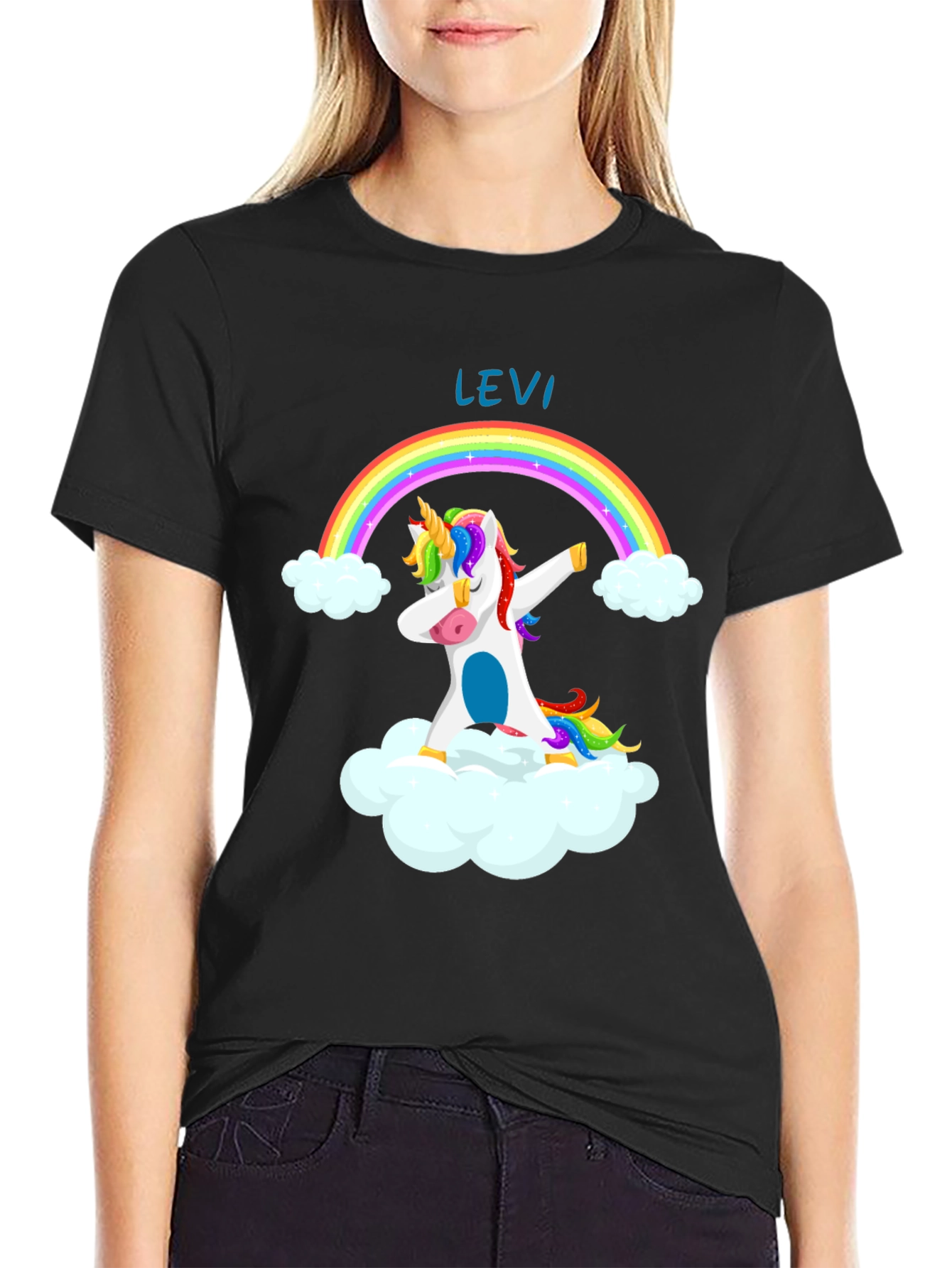 Unicorn Dab Rainbow Tee - Levi