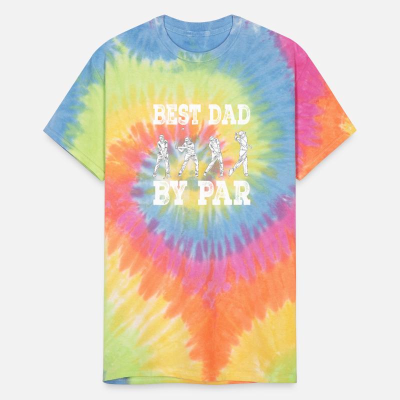 Mens Best Dad By Par Disc Golf Golfer American