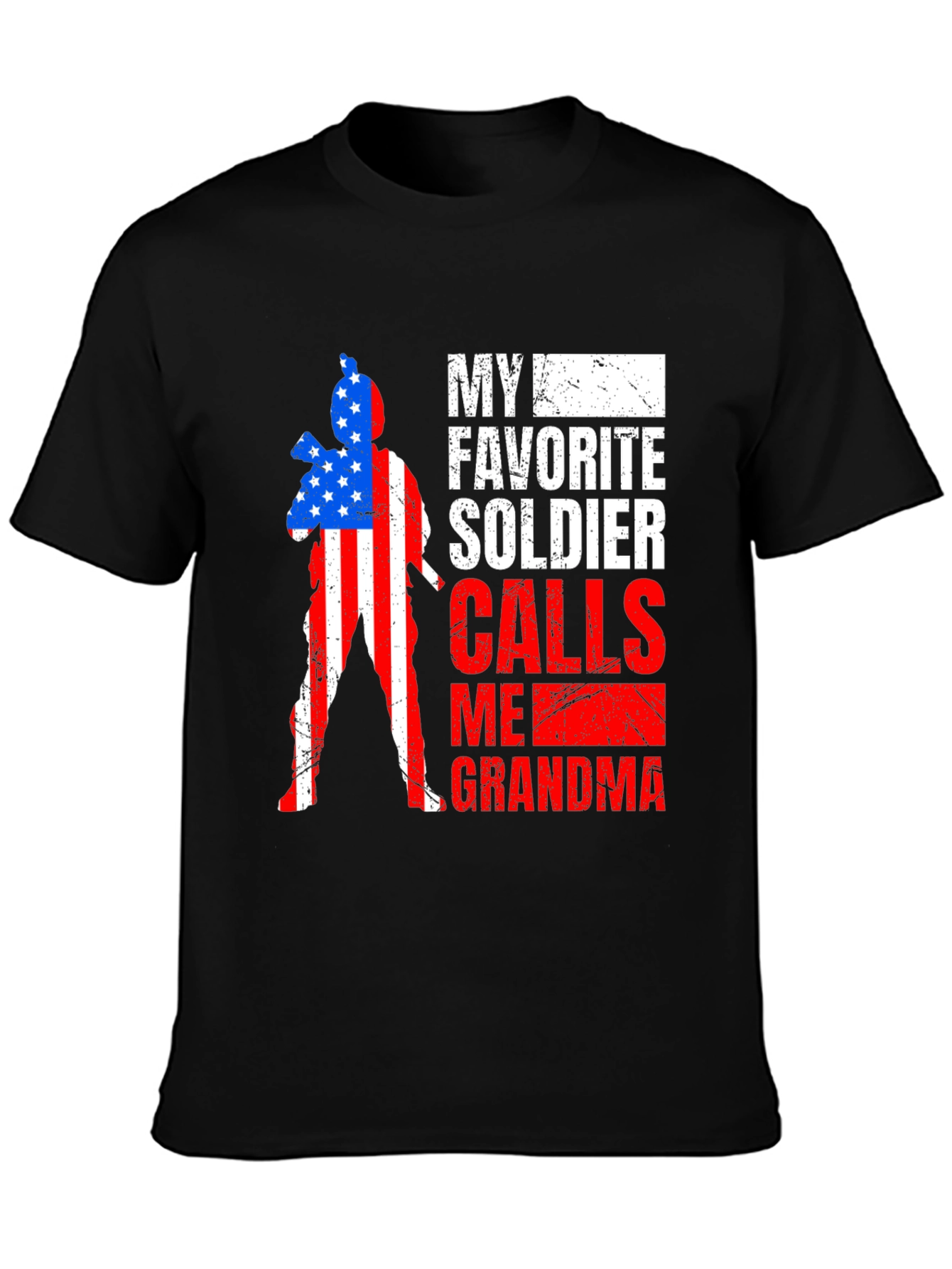 My Favorite Soldier Grandma Patriotic T-Shirt