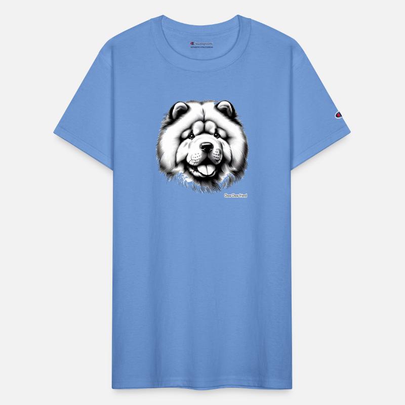 Minimalist Chow Chow Head – Fluffy & Fierce