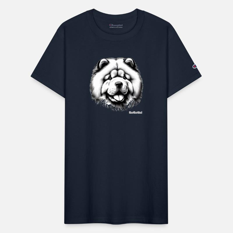 Minimalist Chow Chow Head – Fluffy & Fierce
