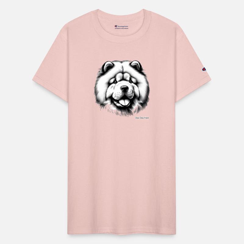 Minimalist Chow Chow Head – Fluffy & Fierce
