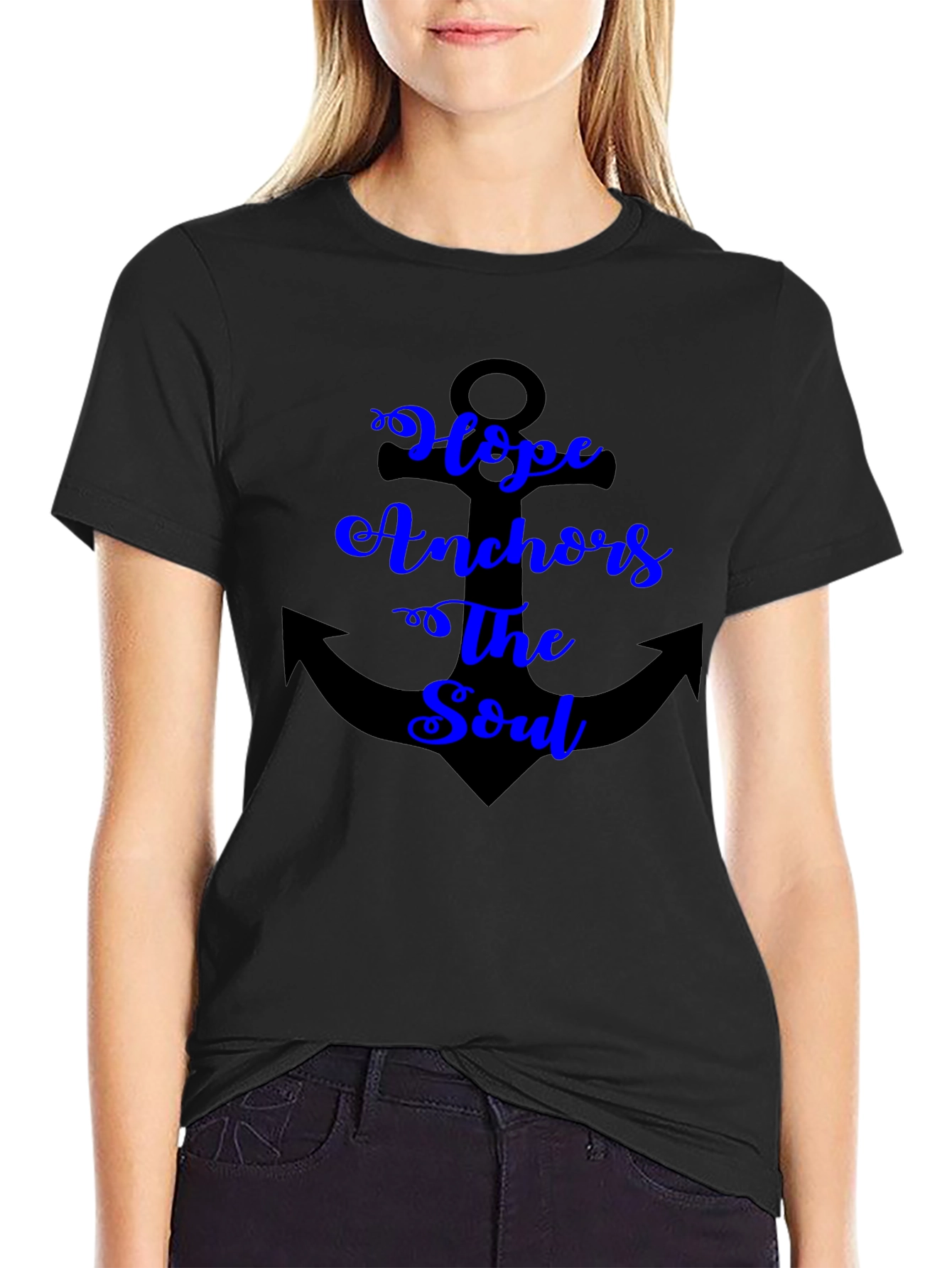 Hope Anchors the Soul Graphic T-Shirt