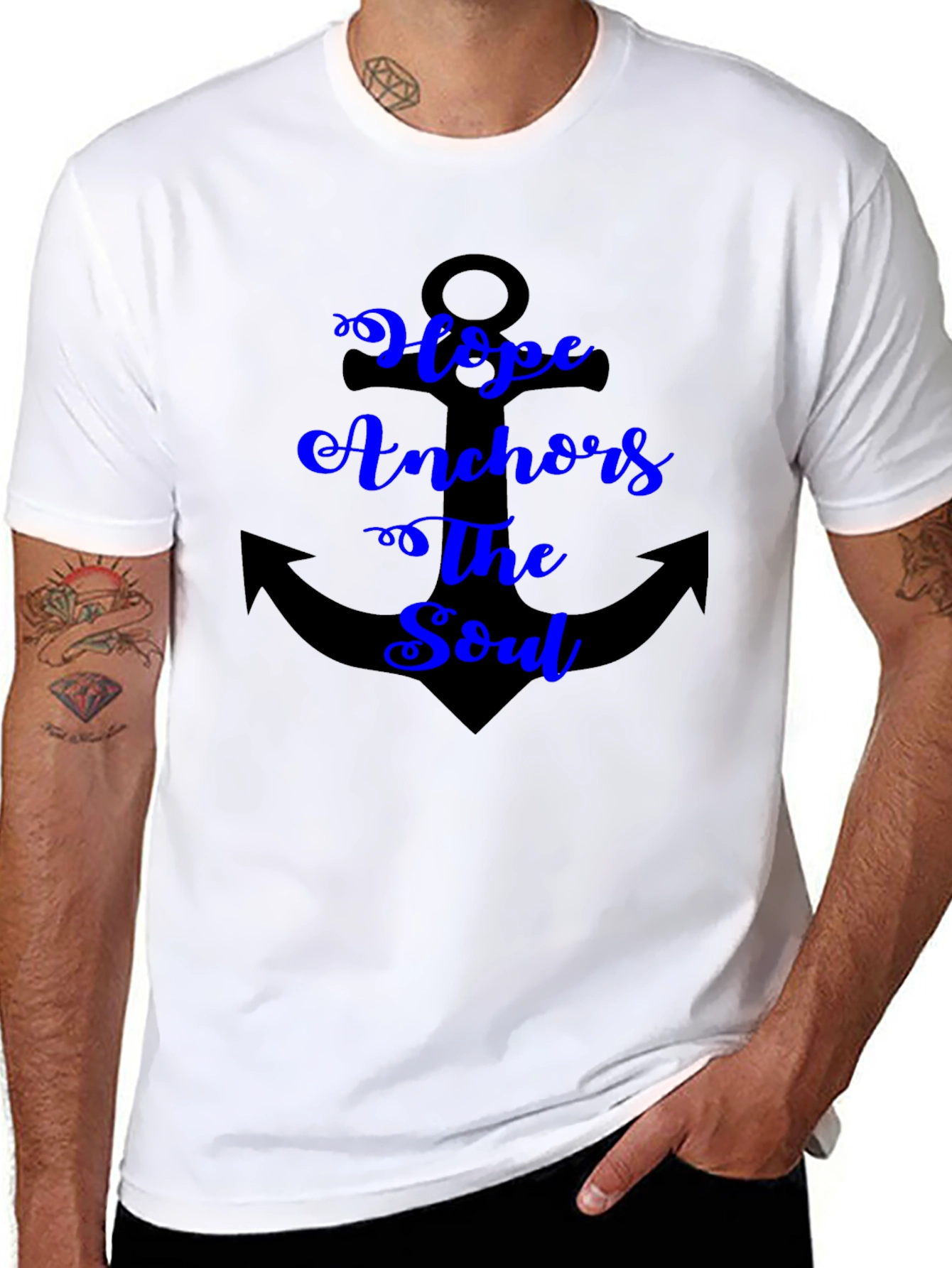 Hope Anchors the Soul Graphic T-Shirt
