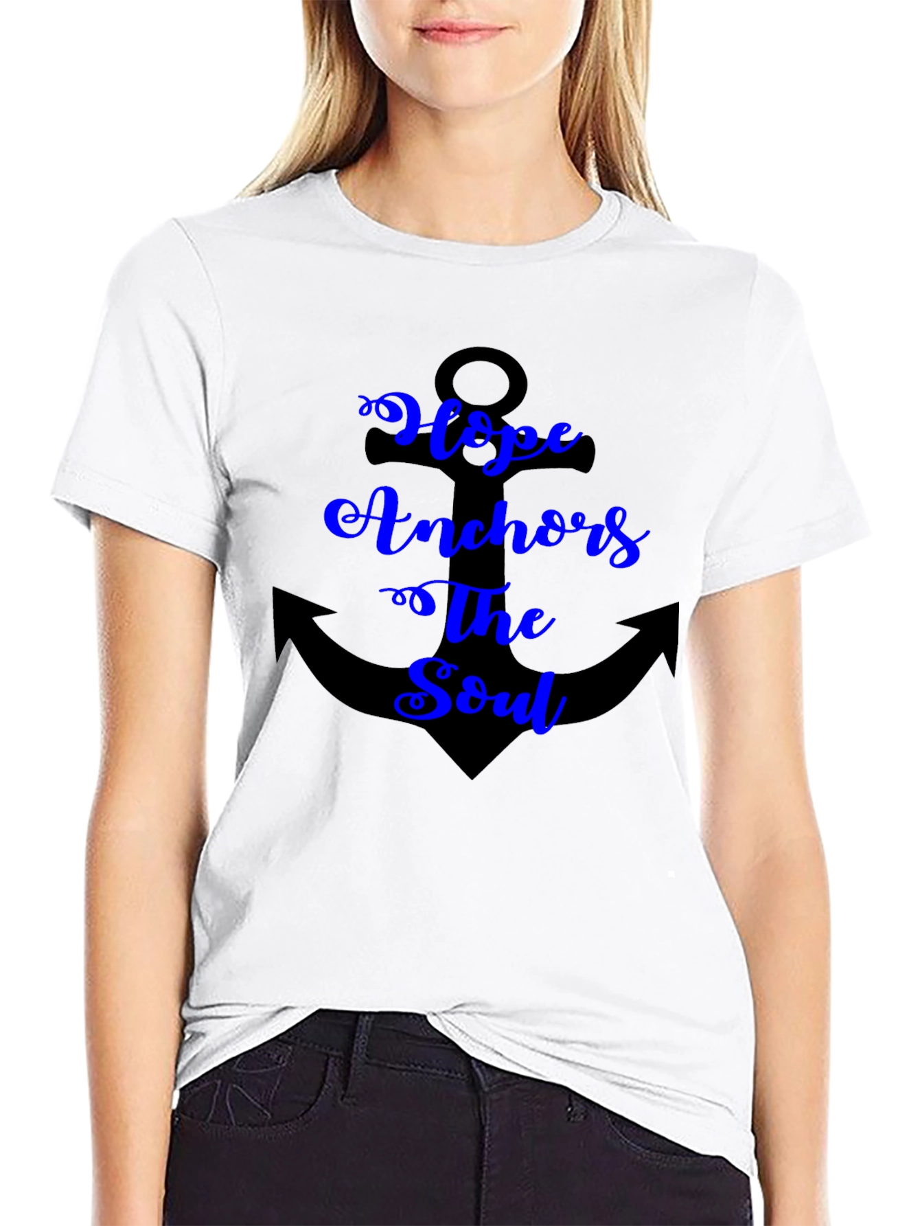 Hope Anchors the Soul Graphic T-Shirt
