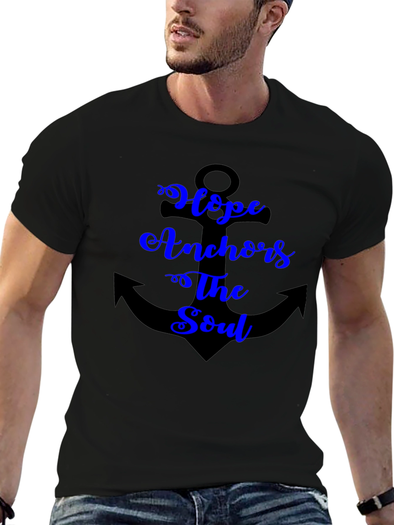 Hope Anchors the Soul Graphic T-Shirt