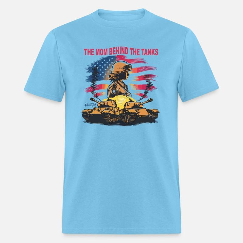 Mother’s Day Military Tank Guard Mom 4th July Amer