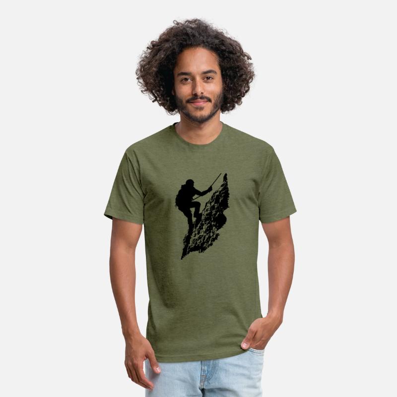 Mountain climber on wall (Black transparent)