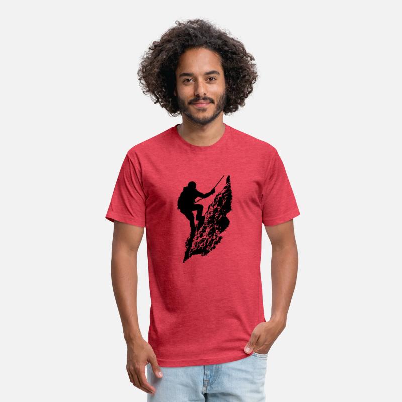 Mountain climber on wall (Black transparent)