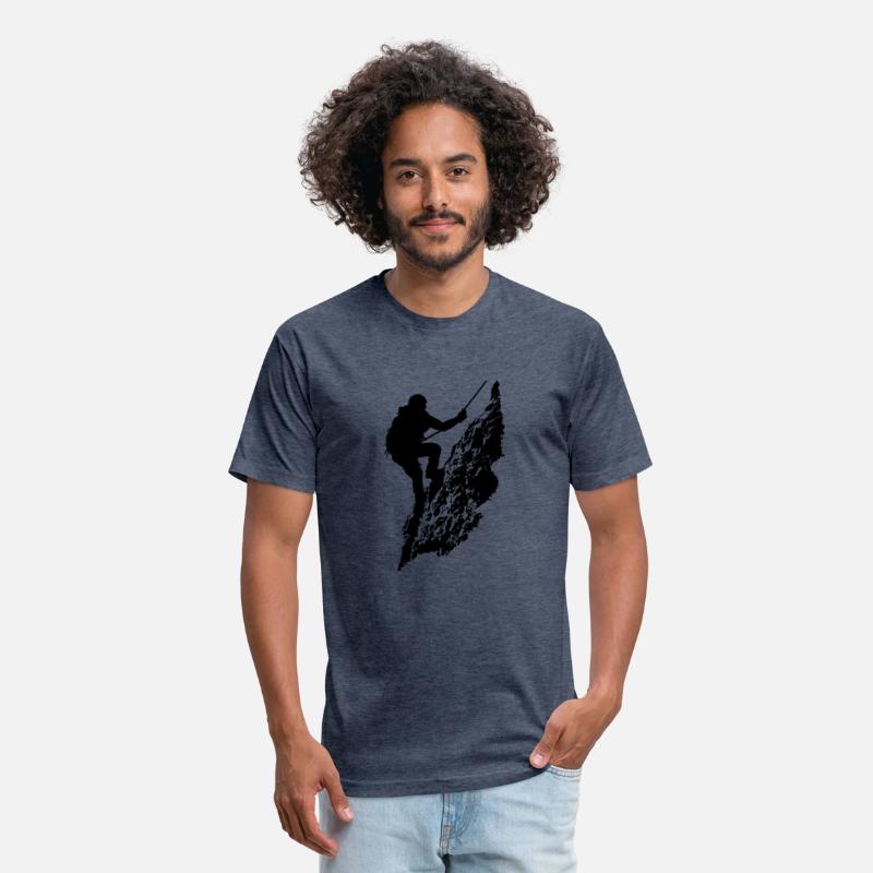 Mountain climber on wall (Black transparent)