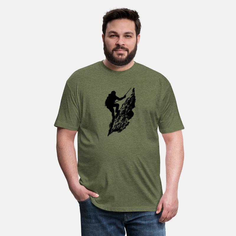 Mountain climber on wall (Black transparent)