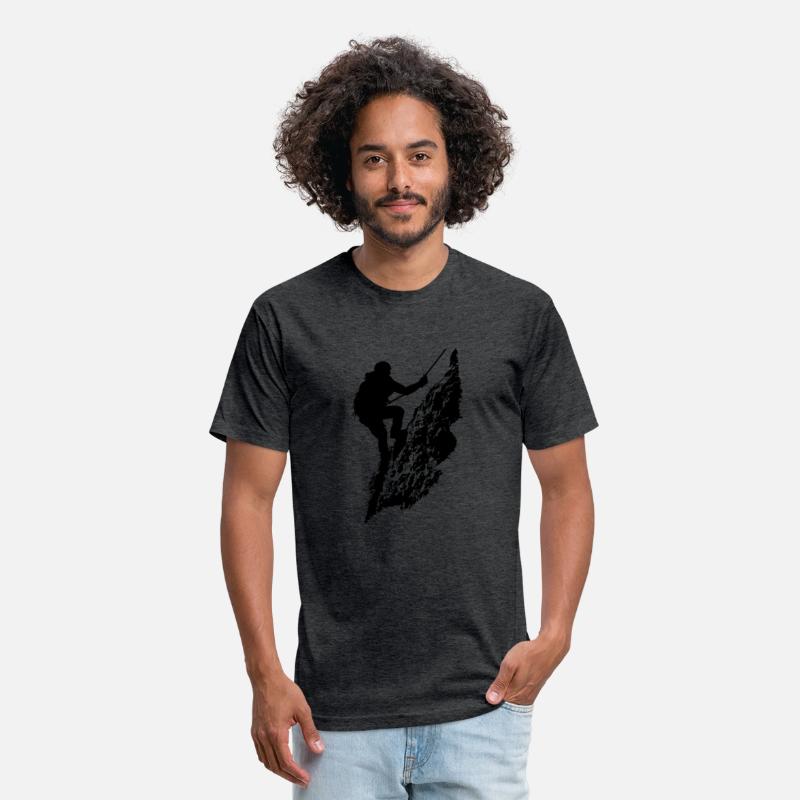 Mountain climber on wall (Black transparent)